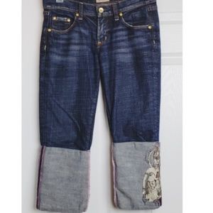 💗Live life & love denim  capri Jean size W27